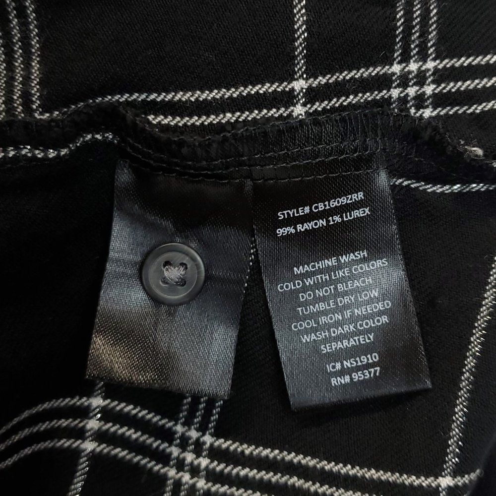 Sanctuary New Generation Plaid Boyfriend Shirt E-0141b - Picture 9 of 9